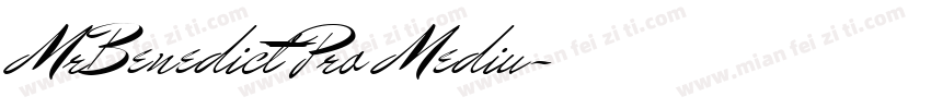 MrBenedict Pro Mediu字体转换